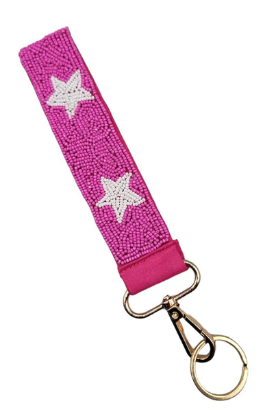 Beaded Wristlet Keychain