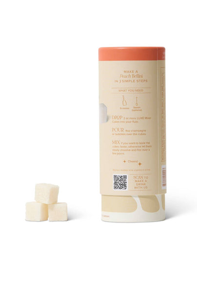 Peach Bellini Drink Cubes Tallboy
