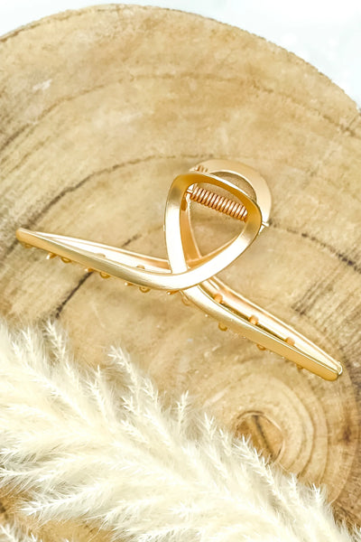 Matte Twist Claw Clip