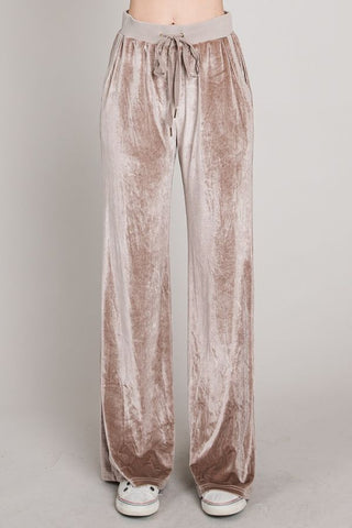 April Velour Pants